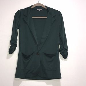 Emerald green blazer